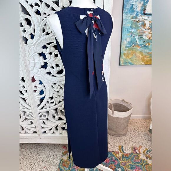 Hutch Navy Sheath Dress with Ribbon Tie Size S - Picture 1 of 9